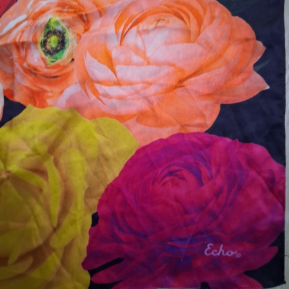 Echo Bold Floral Print Scarf